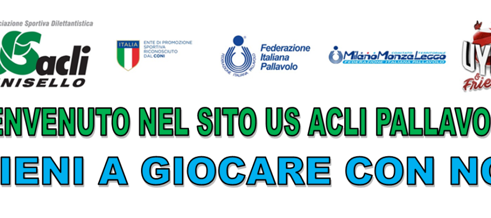 Benvenuti nel sito us acli pallavolo