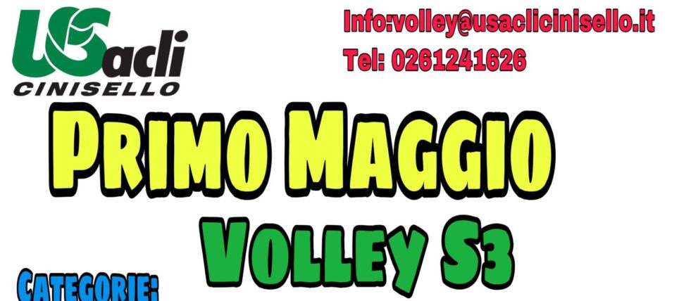 Urban mini volley 1 Maggio TORNEO DI PRIMAVERA 25^esima edizione