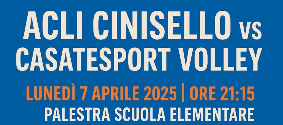 🏐 SEMIFINALE DI COPPA LOMBARDIA: US ACLI CINISELLO PRONTA ALLA BATTAGLIA! 🔥